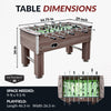Hathaway Driftwood 56-in Foosball Table