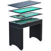 Hathaway Monte Carlo 48-in Roulette Table 4-in-1 Casino Multi-Game Set - Black
