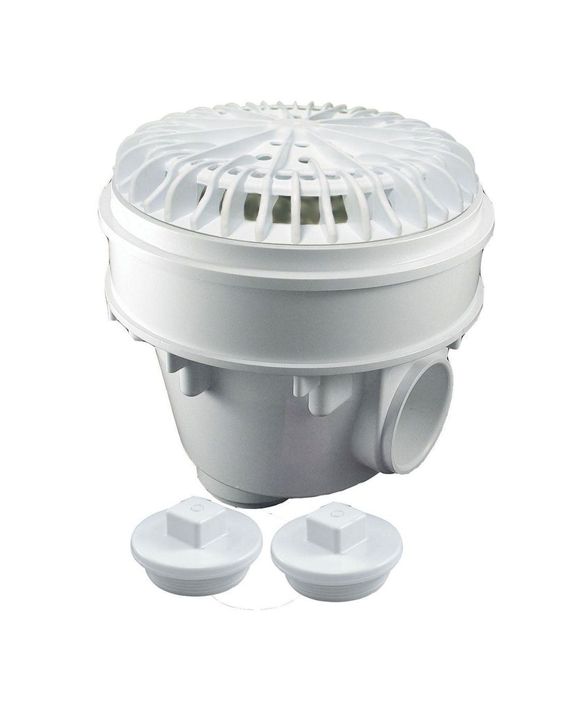 CMP Nova 2" White Gunite Main Drain w/ Extension Collar
