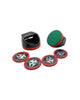 Hathaway Air Hockey Striker & Puck Set - Black & Red