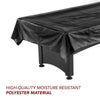 Hathaway 8-ft Billiard Table Cover - Unfitted - Black