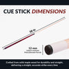 Hathaway Conquest 58-in Maple Cue & Case Set