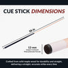 Hathaway Conquest 58-in Maple Cue & Case Set