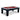 Hathaway Mirage 90-in Pool Table - Black and Silver with Dark Red Felt