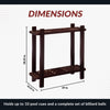 Hathaway Classic Floor Billiard Cue Rack