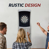 Hathaway Westwood Bristle Dartboard and 84-in Free-Standing Cabinet - Rustic Gray