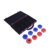 Hathaway Shuffleboard Pucks with Case - Pro Series - Set of 8