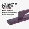 Hathaway Shuffleboard Table Brush