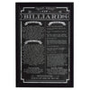 Hathaway Billiards Game Rules Wall Art