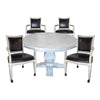 Hathaway Montecito Dining and Poker Table Set - Driftwood