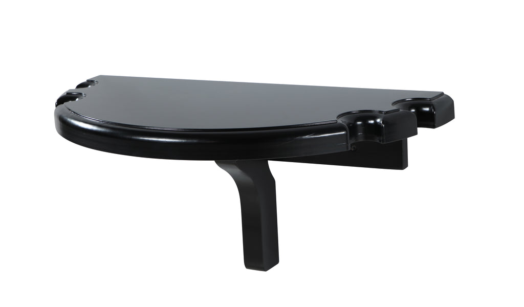 Hathaway Half Moon Wall Shelf - Black