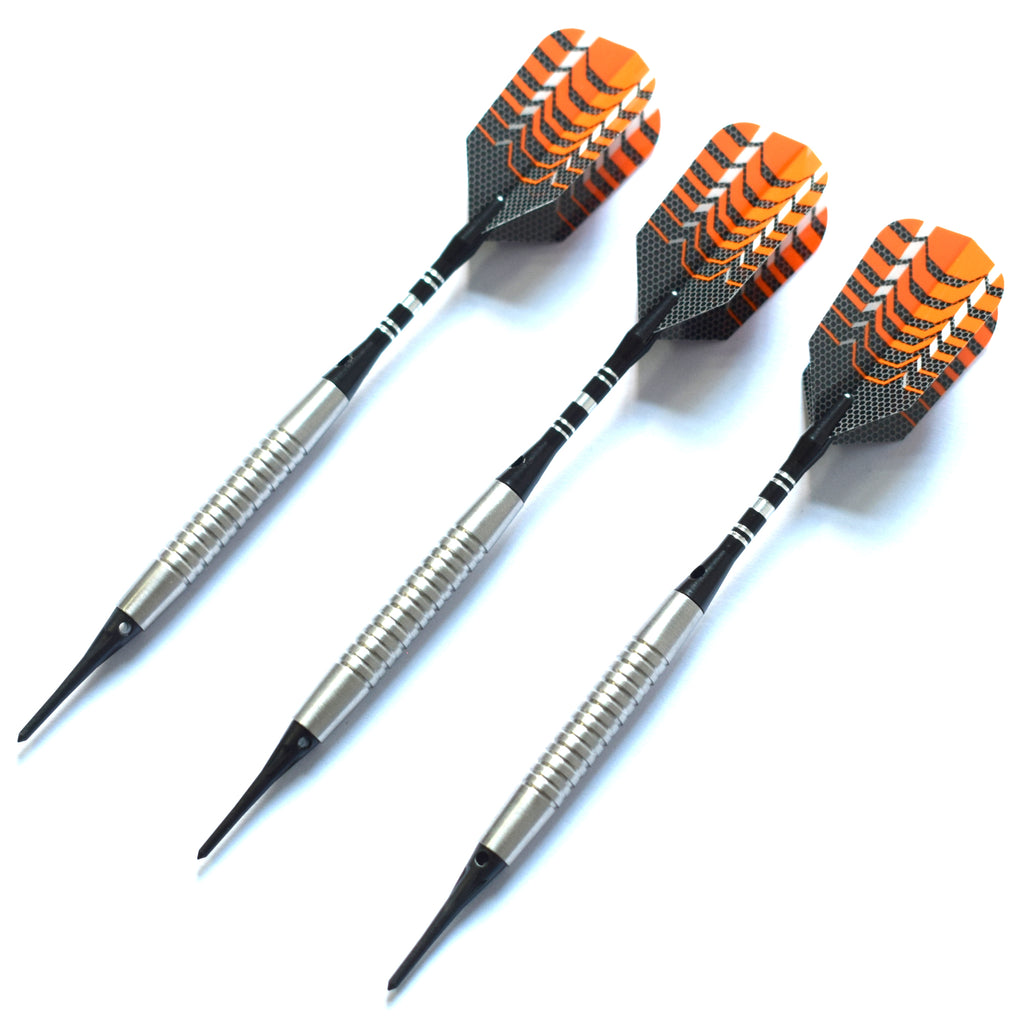 Hathaway Spartan Soft Tip Darts with Tungsten Barrels- 3 Piece Set