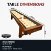 Hathaway Cheyenne 12-ft Shuffleboard Table - Rustic Oak Finish