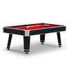 Hathaway Jupiter 7-ft Pool Table - Black with Red Felt