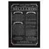 Hathaway Billiards Game Rules Wall Art