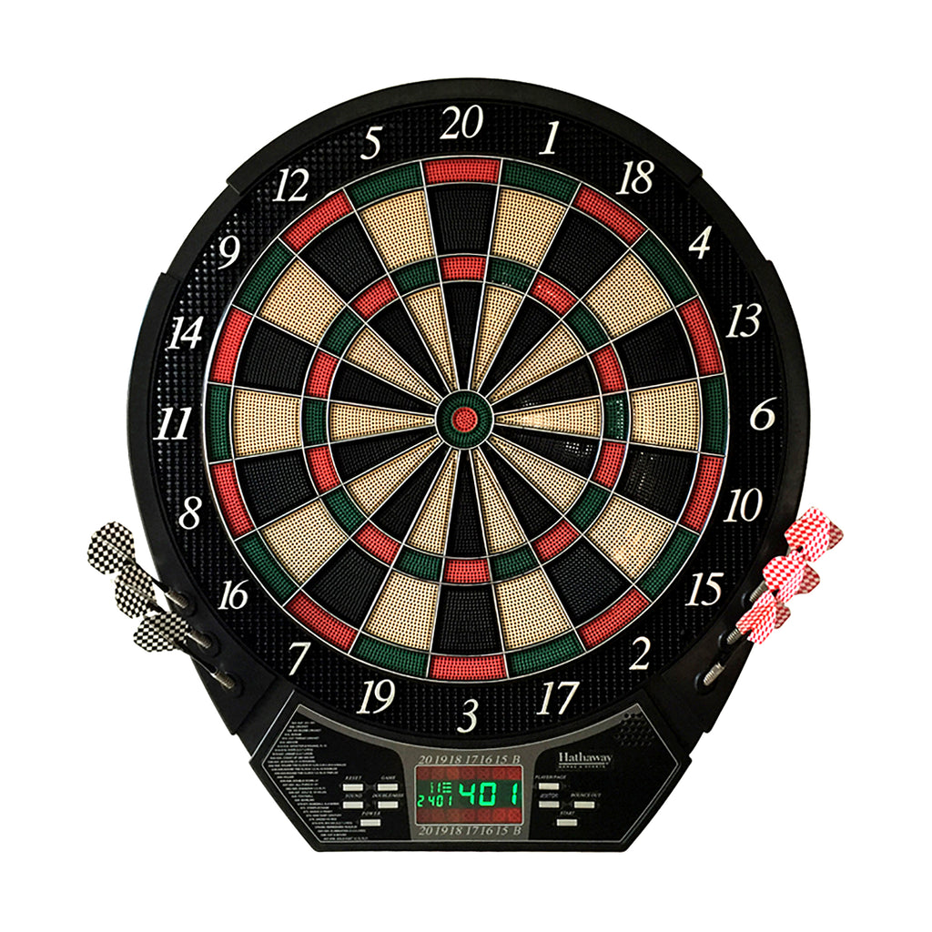 Hathaway Magnum 15.5-in Electronic Dartboard - 20 Games - Soft Tip